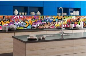 Fototapet pentru bucătărie - graffiti 350 x 60 cm