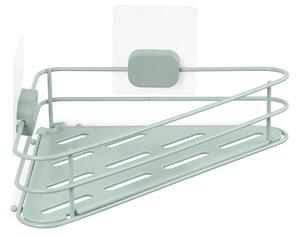 Raft pentru baie verde de colț autoadeziv din metal Grena – Compactor