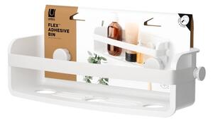 Raft pentru baie alb autoadeziv din plastic reciclat Flex Adhesive – Umbra