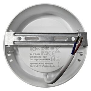 Plafoineră LED ROUND LED/6W/230V 4000K d. 12,1 cm alb