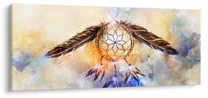 Tablou - Captator de vise cu pene (120x50 cm)