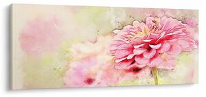 Tablou - Floare roz, aquarel (120x50 cm)