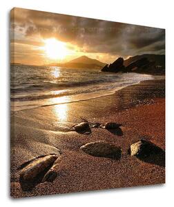 Tablou de perete WEST APUS DE SOARE - 30x30 cm