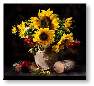 Tablou de perete YELLOW FLOWERS_162-12 - 30x30 cm