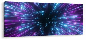 Tablou - Spațiu neon (120x50 cm)