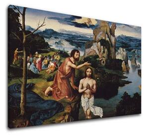 Tablou canvas Joachim Patinir - Botezul lui Iisus Hristos - 30x40 cm