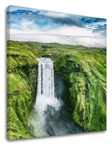 Tablou de perete WATERFALL_048-12 - 30x30 cm