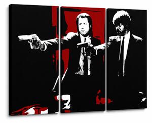 Tablou pictat manual POP Art Pulp Fiction 3 bucăți pulp5 - 60x40 cm