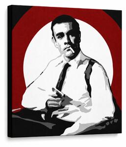 Tablou pictat manual POP Art James Bond 1 parte bond4 - 50x50 cm
