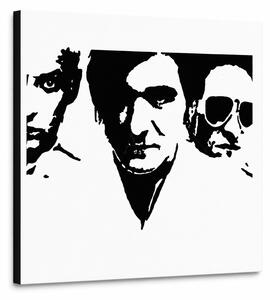 Tablou POP ART pictat manual Die Ärzte 1 dielny da - 80x60 cm
