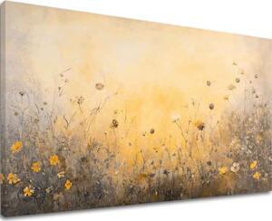Reproducere pe pânză unei pajiști însorite | finisată de mâna artistului - 40x60 cm