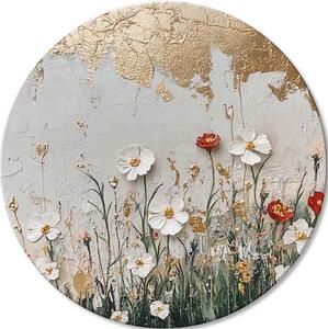 Picturi rotunde cu acril Reflecții ale soarelui - 60 cm