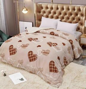 Patura pufoasa COCOLINO (groasa) cu BLANITA, dimesiune 200x230 cm, pentru PAT DUBLU (cod JPB-32-BF)