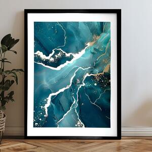 Poster de perete cu efect EXTRA - Marmură de mare - 40x60 cm