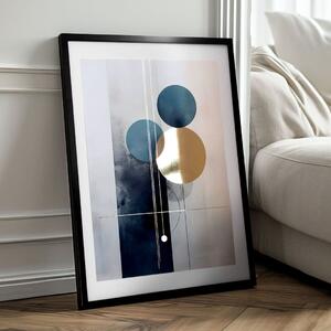Poster de perete cu efect EXTRA - Forme scandinave - 40x60 cm