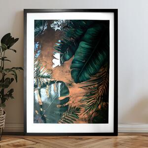 Poster de perete cu efect EXTRA - Midnight Jungle - 40x60 cm