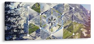 Tablou - Model geometric (120x50 cm)