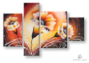 Reproducere pe pânză FLORI - 125x90 cm