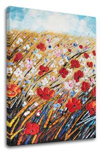 Reproducere pe pânză FLORI - 55x80 cm