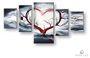 Reproducere pe pânză LOVE - 160x80 cm