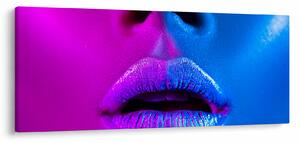 Tablou - Imaginea buzelor colorate (120x50 cm)