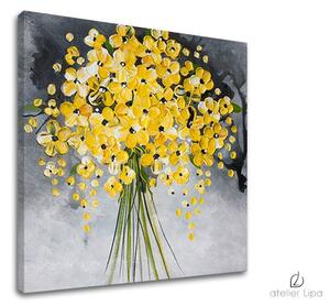 Reproduceri de autor pe pânză FLORI - 40x40 cm