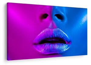 Tablou - Imaginea buzelor colorate (90x60 cm)