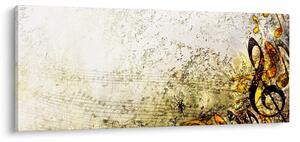 Tablou - Puterea muzicii (120x50 cm)