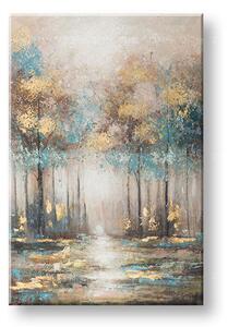 Tablou mural pictat ARBORI 1 parte YOBCWFTR087 - 80x120 cm - 80x120 cm