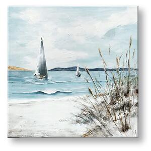 Tablou PLACHETNICA PE MARE 1 buc - 50x50 cm