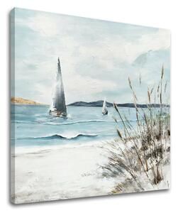 Tablou PLACHETNICA PE MARE 1 buc - 50x50 cm