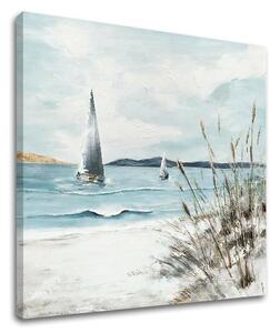 Tablou PLACHETNICA PE MARE 1 buc - 50x50 cm