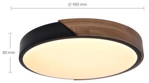 Plafonieră LED dimabilă Brilagi PILANA LED/48W/230V 3000-6500K + telecomandă