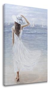 Tablou canvas FEMEIA ȘI MAREA 1 - 40x60 cm