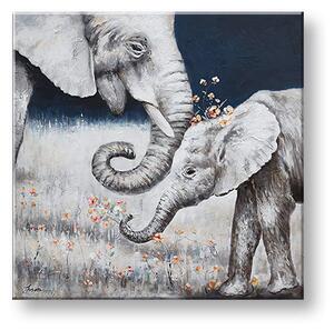 Tablou canvas ELEFANȚI 1 - 50x50 cm