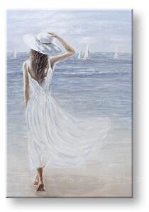 Tablou canvas FEMEIA ȘI MAREA 1 - 40x60 cm