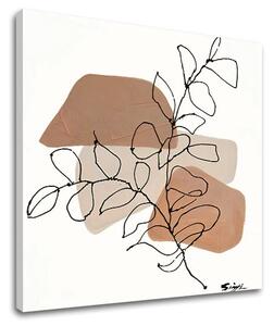 Tablou canvas FRUNZIŞ 1 - 50x50 cm