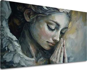 Tablouri cu îngeri Creaturi fragile | finisată de mâna artistului - 40x60 cm