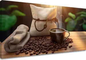 Tablouri de cafea pentru bucătărie Ora de liniște - 50x100 cm