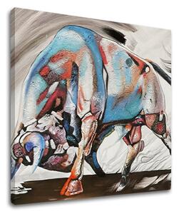 Tablou canvas BULL 1 parte XOBCHF2021-5-242E1 - 50x50 cm