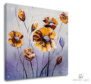 Reproducere pe pânză FLORI - 40x40 cm