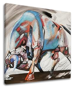 Tablou canvas BULL 1 parte XOBCHF2021-5-242E1 - 50x50 cm