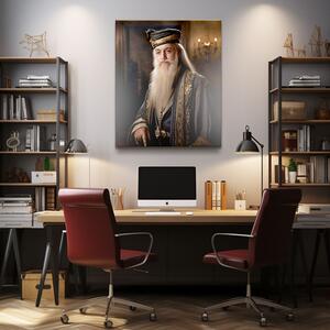 Tablou de perete din fotografie Albus Dumbledor - Înțelepciunea de la Hogwarts - 50x60 cm