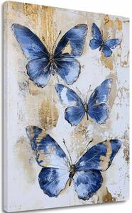 Tablou pictat manual fluturi Heavenly whisper - 100% original pictat cu acrilic - 40x60 cm