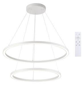 Brilagi - Lustră LED reglabilă suspendată pe cablu PORTOFINO LED/98W/230V, diam. 80 cm, alb +DO
