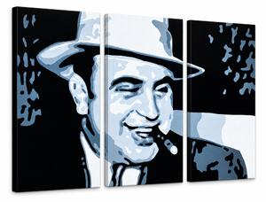 Tablou POP ART pictat manual AL CAPONE - 60x40 cm