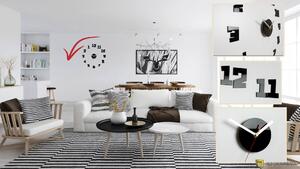 Ceas de perete modern CRAZY CLOCK - BACK IN TIME NH030