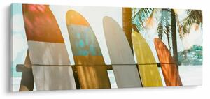 Tablou - Plăci de surf (120x50 cm)