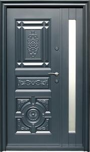 Ușă de intrare metalică pentru exterior Scorilo 120x205 cm stânga