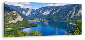 Tablou - Lacul Hallstatt, Hallstatt, Austria (120x50 cm)